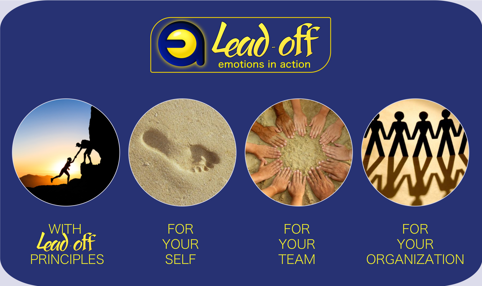 Leadoff. Leverage your Leader Edge. Value based. Coaching. Change.